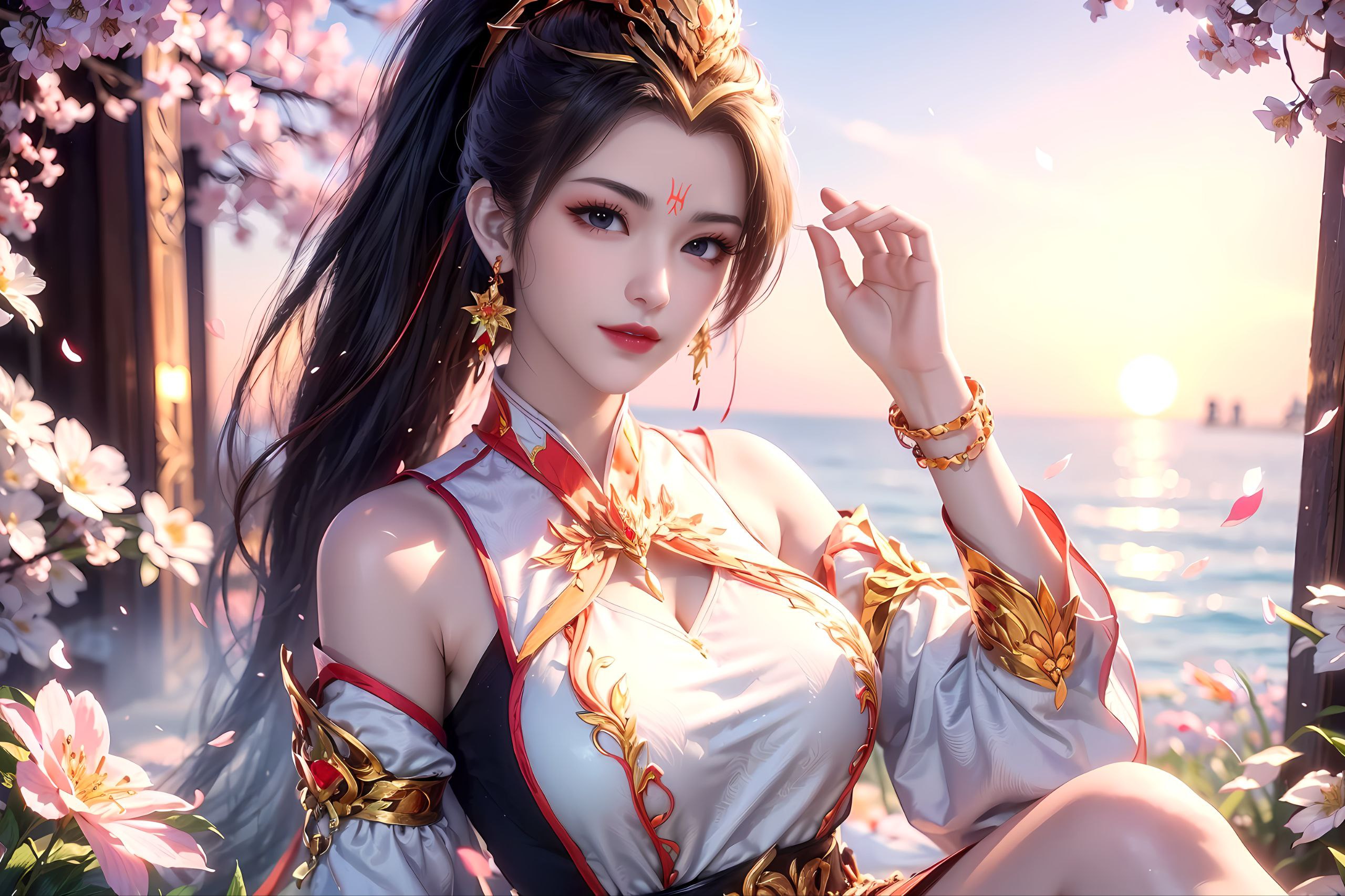 中的